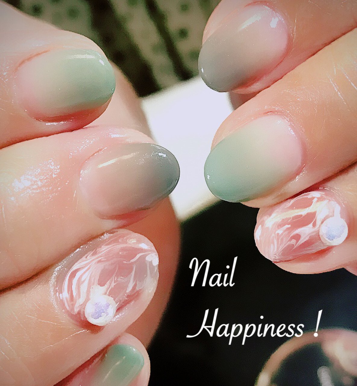 秋 冬 オールシーズン グラデーション パール Nail Happiness ネイルハピネス ささきまきのネイル デザイン No ネイルブック