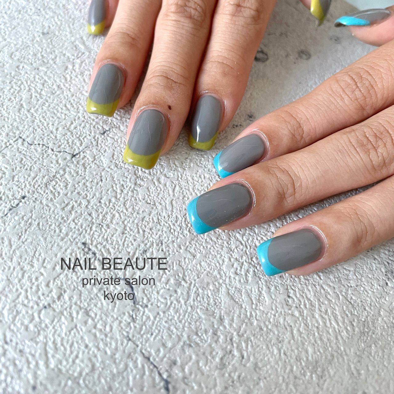 秋 冬 ハンド シンプル フレンチ 京都ネイルボーテ Sakkoのネイルデザイン No ネイルブック