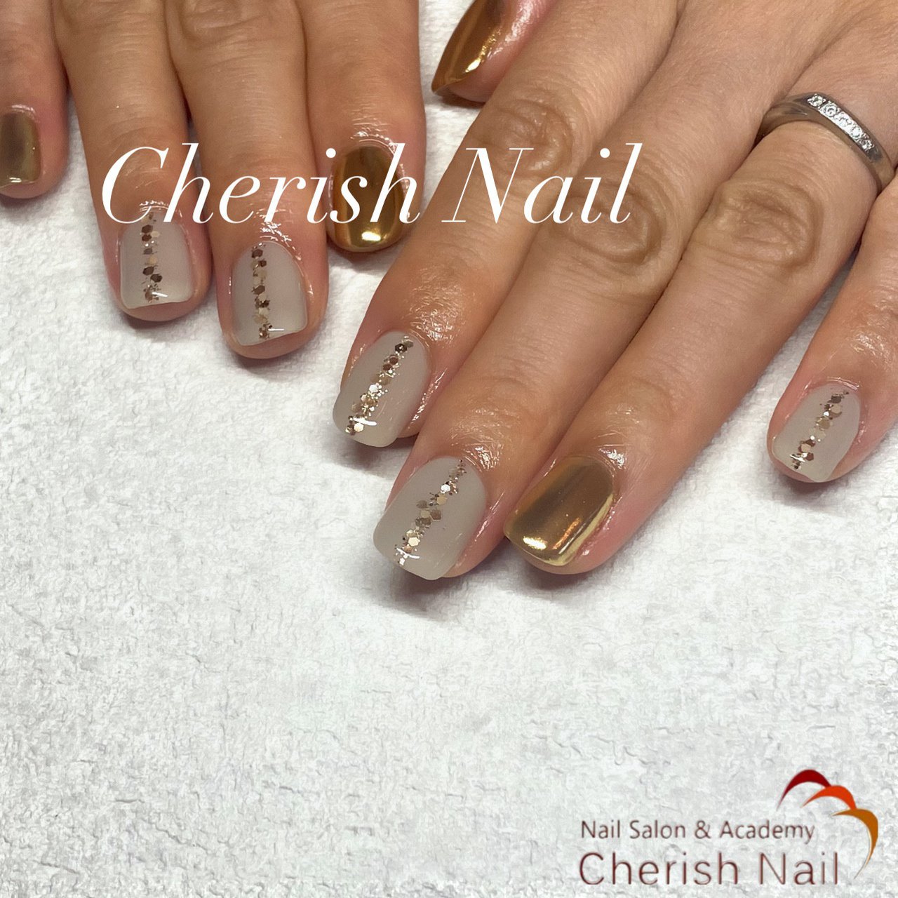 旅行 デート 女子会 ハンド シンプル 豊橋 Cherish Nail チェリッシュネイル のネイルデザイン No ネイルブック