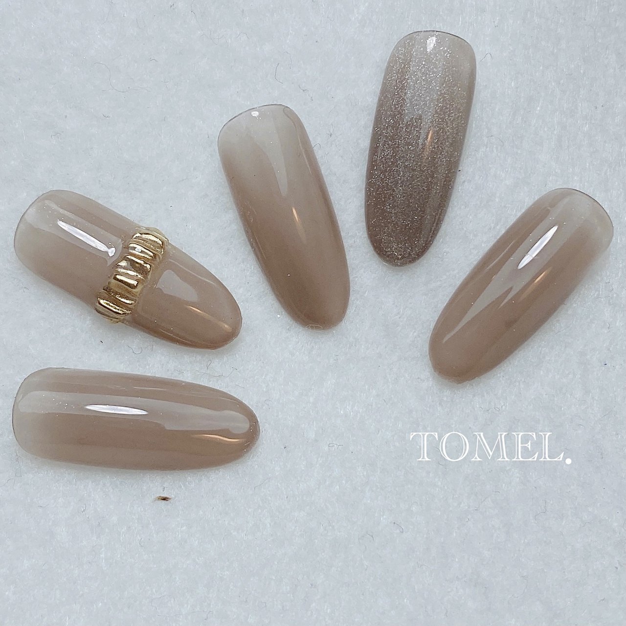 秋 冬 オールシーズン オフィス ハンド プライベートネイルサロン Tomel トメルのネイルデザイン No ネイルブック
