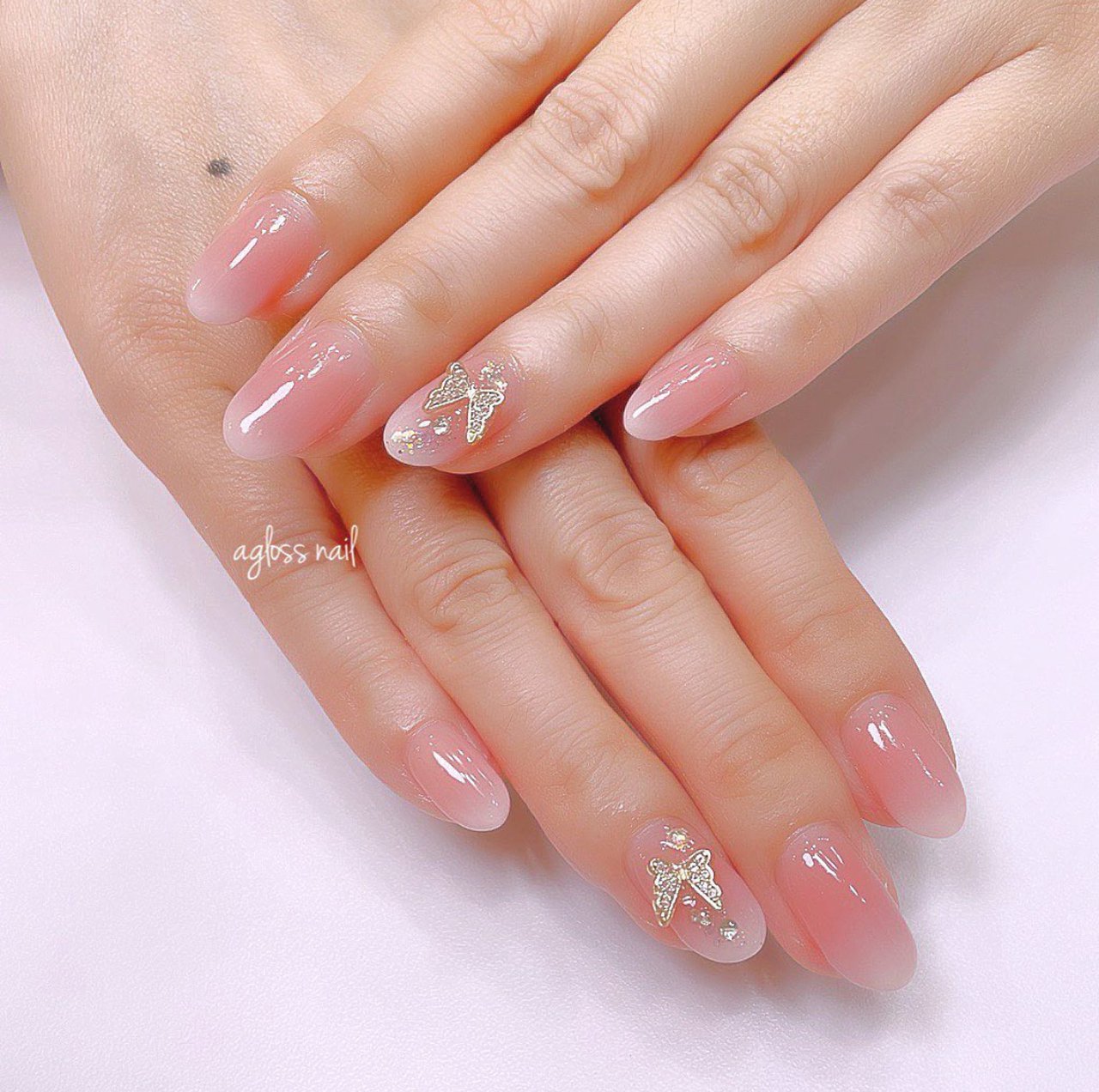 春 秋 冬 ブライダル ハンド Agloss Nailのネイルデザイン No ネイルブック