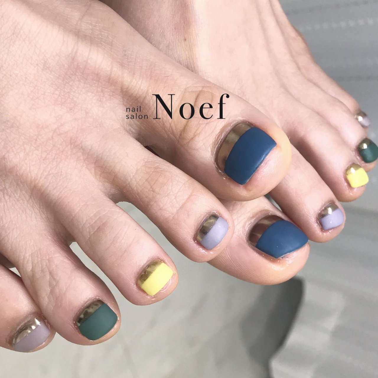 秋 冬 パーティー デート フット Nail Salon Noefのネイルデザイン No ネイルブック