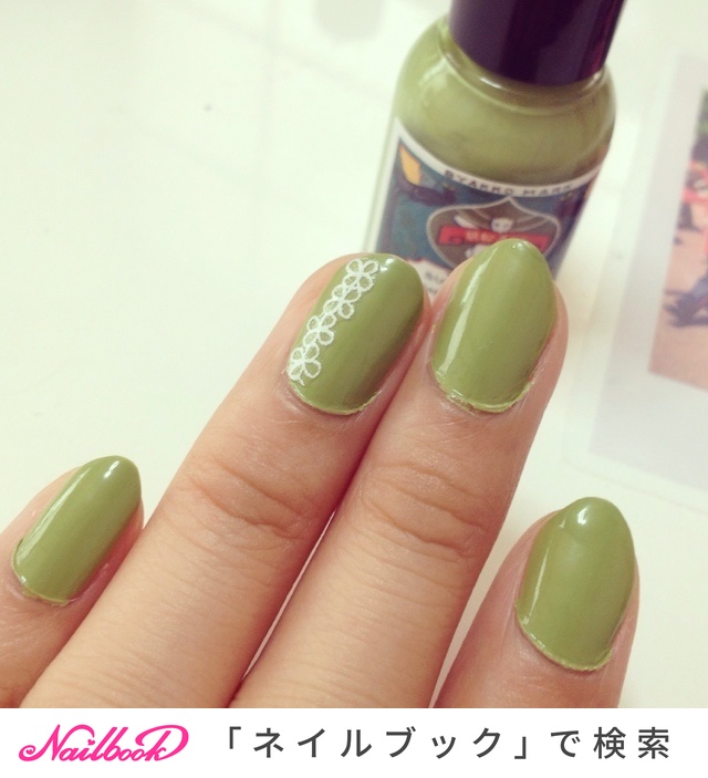 パーティー ハンド グリーン マニキュア セルフネイル Hppinoのネイルデザイン No ネイルブック