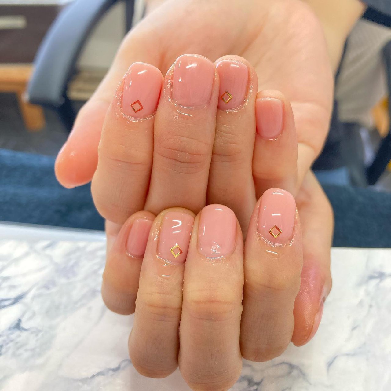 ブライダル ハンド シンプル ショート クリア Atelier Necoのネイルデザイン No ネイルブック