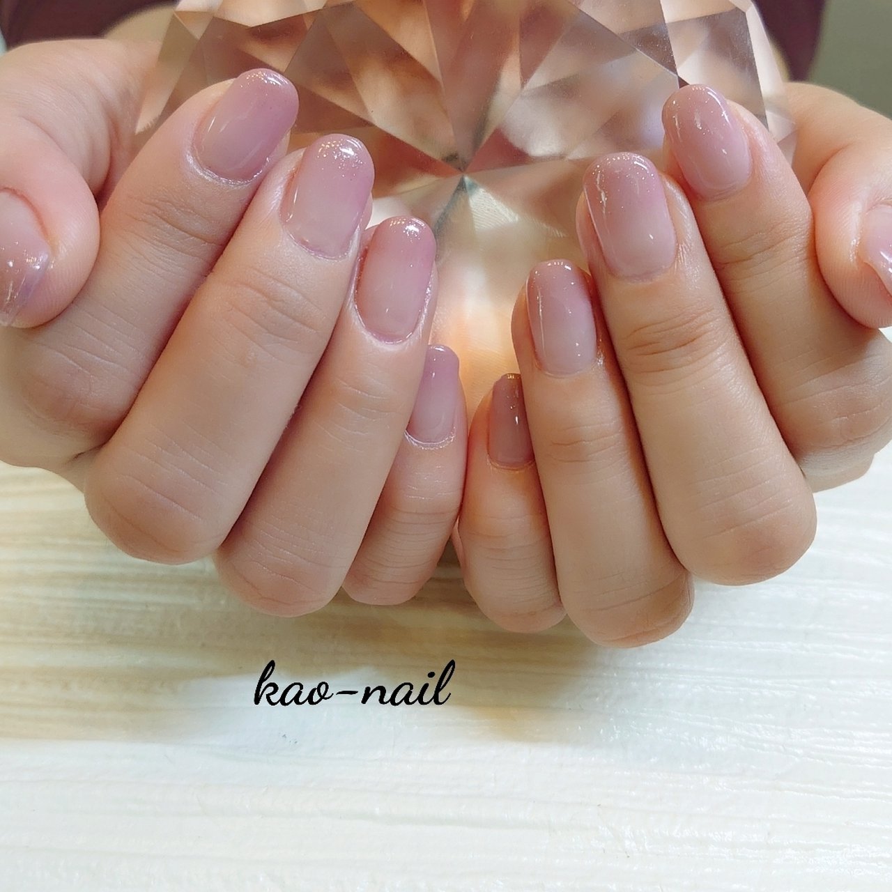 秋 オールシーズン オフィス ハンド グラデーション Kao Nailのネイルデザイン No ネイルブック