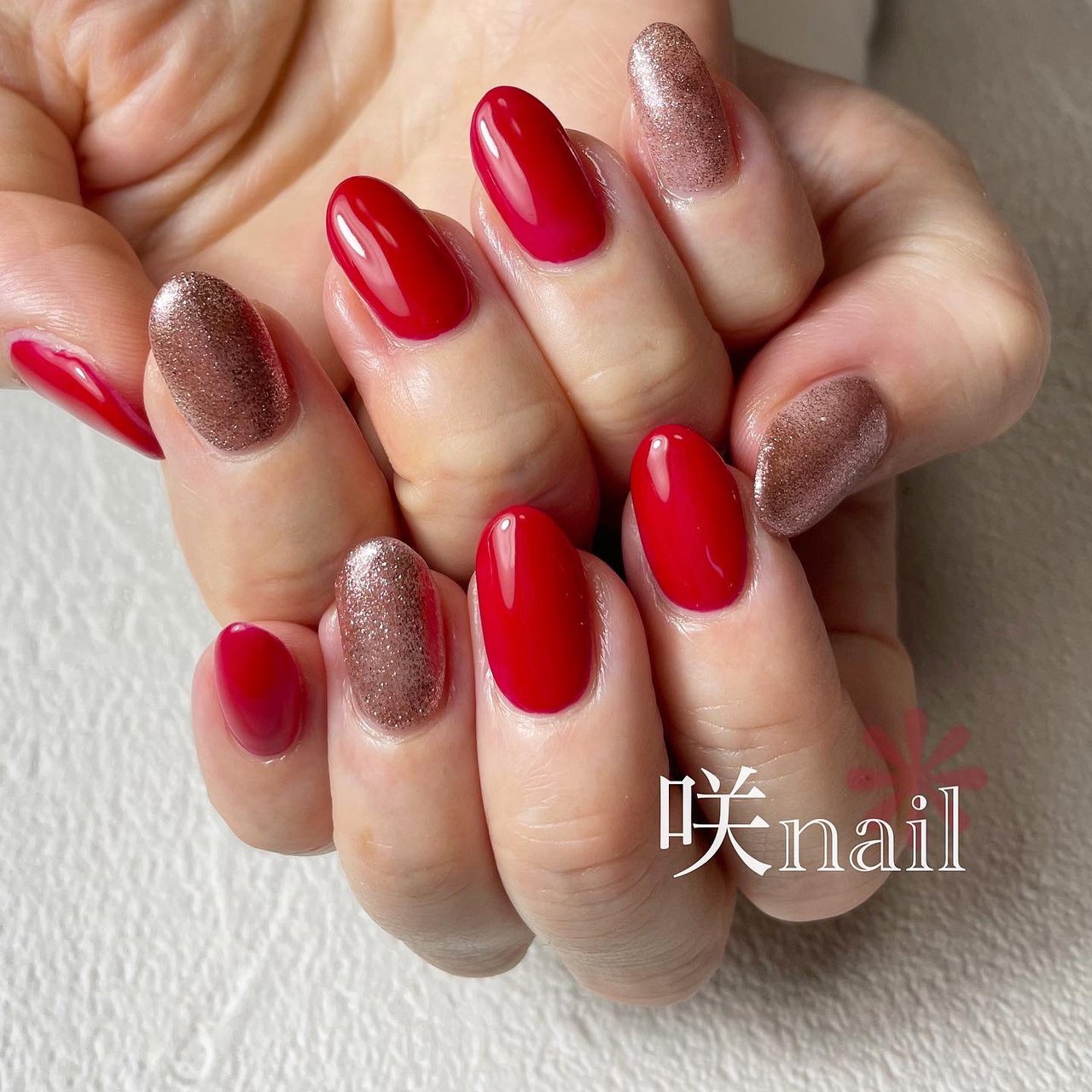 お正月 成人式 バレンタイン クリスマス ハンド 咲nail サキネイル のネイルデザイン No ネイルブック