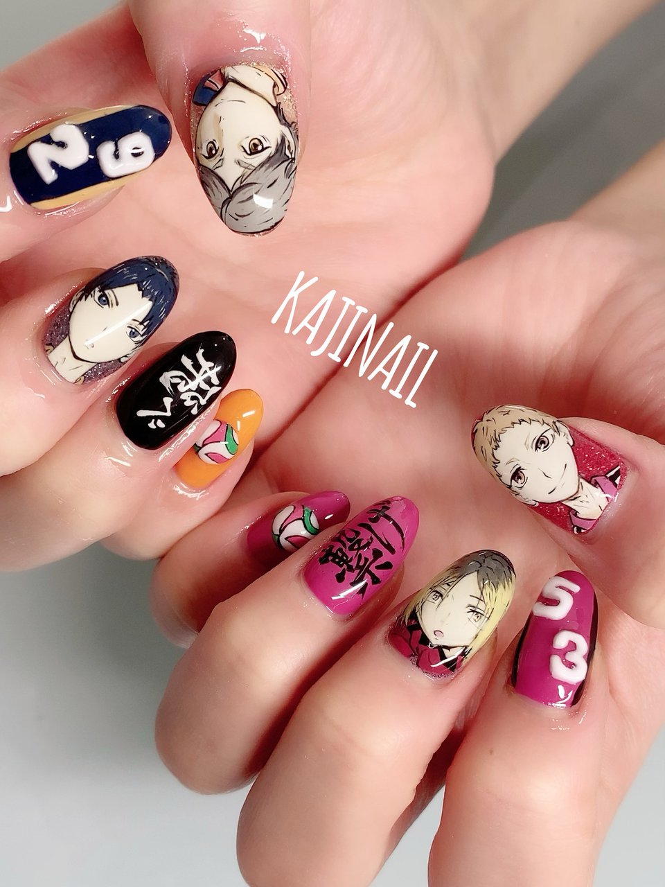 オールシーズン/ハンド/ラメ/痛ネイル/キャラクター - kajinailの  