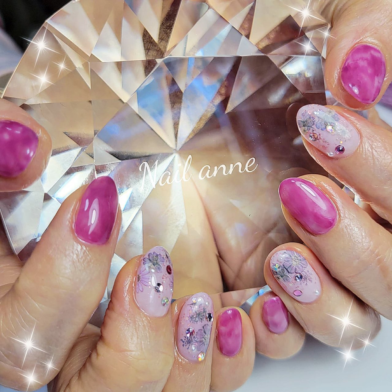 ハンド タイダイ Nail Anneのネイルデザイン No ネイルブック