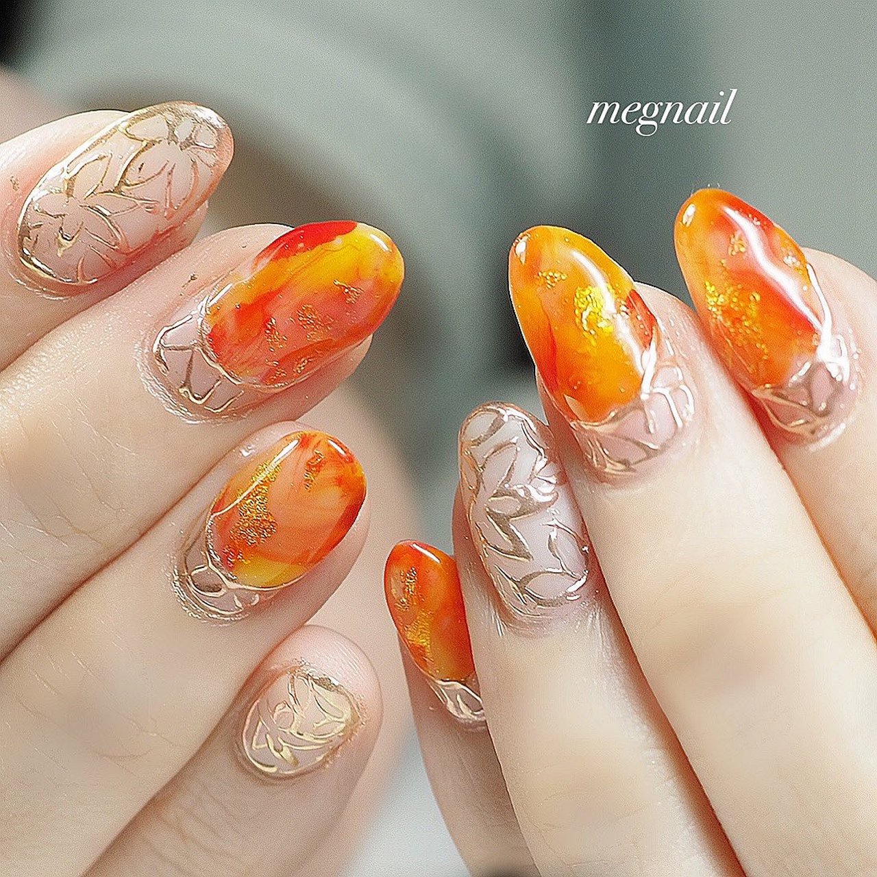 秋 旅行 デート 女子会 ハンド Megnailのネイルデザイン No ネイルブック