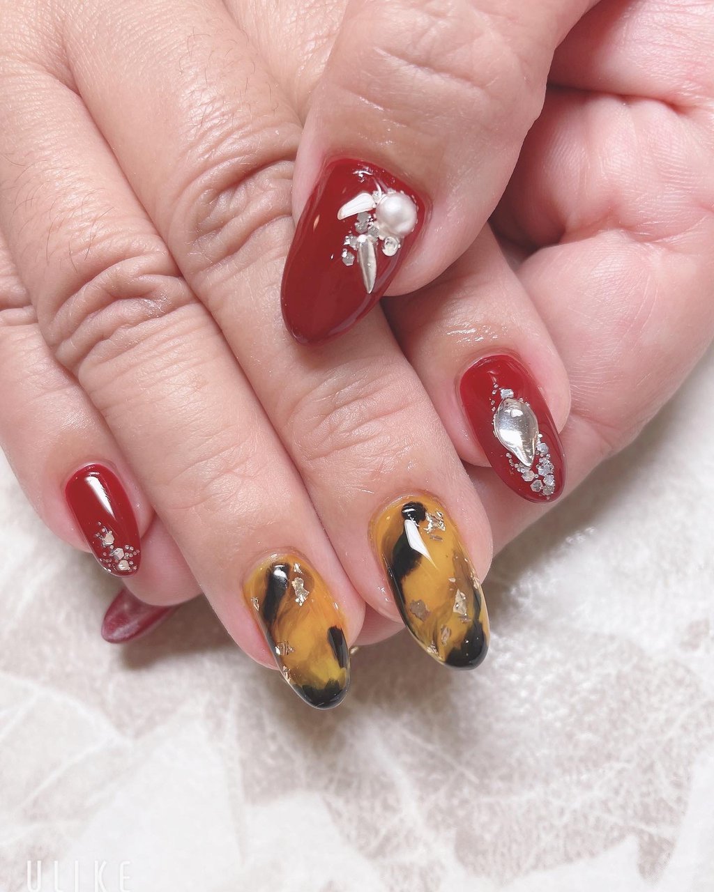 秋 冬 クリスマス デート ハンド Salon D Sのネイルデザイン No ネイルブック