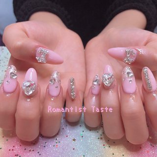 成人式 スワロフスキーのネイルデザイン ネイルブック