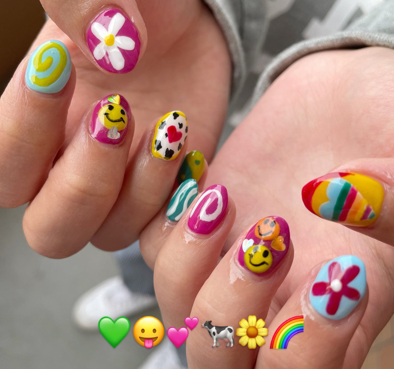 オールシーズン ハンド ワンカラー 星 3d Nail Salon School Three Nail のネイル デザイン No ネイルブック