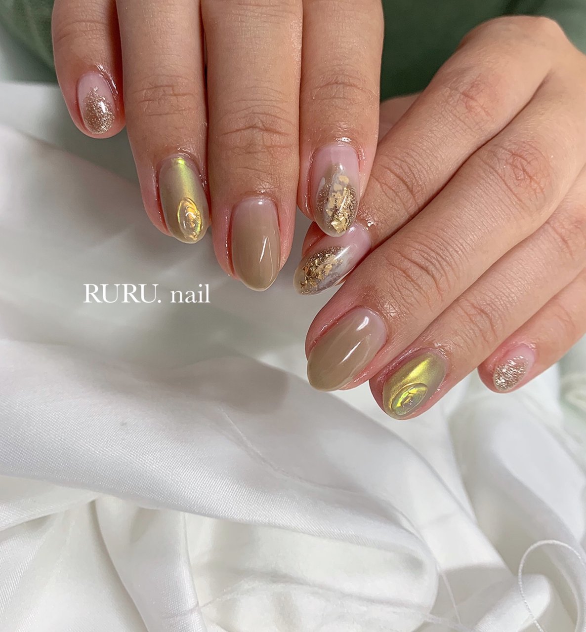 春 秋 冬 オールシーズン シンプル Ruru Nail のネイルデザイン No ネイルブック