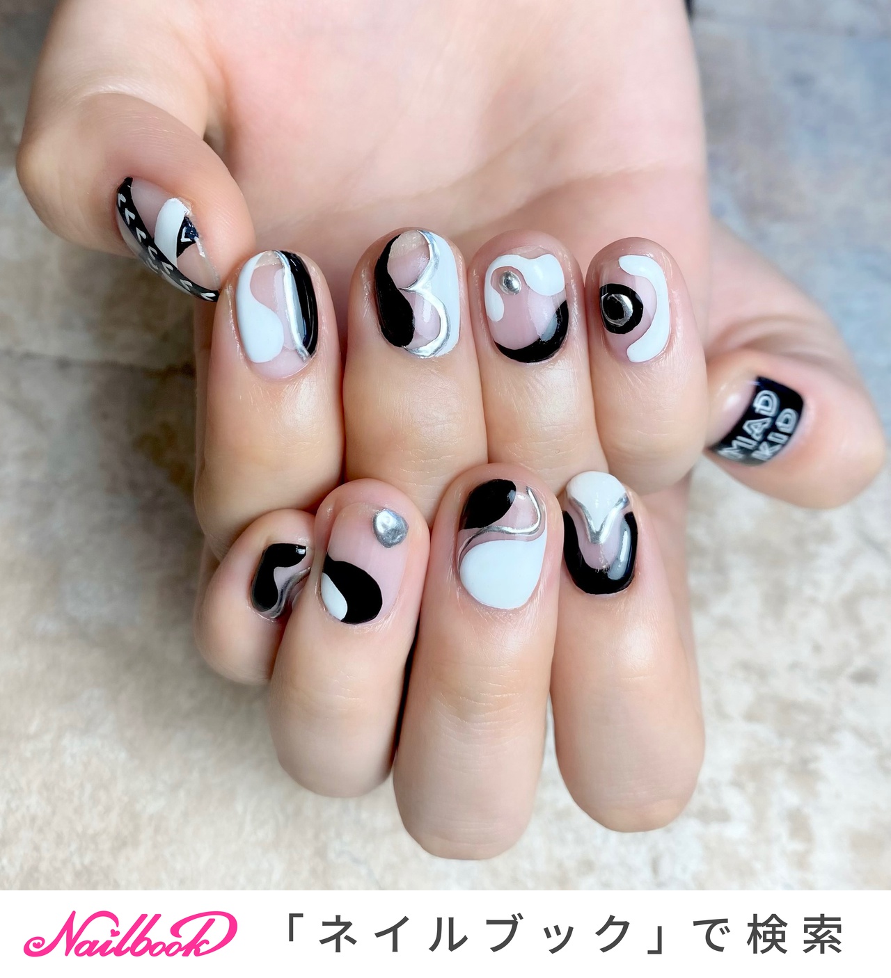 Lineネイルのネイルデザイン ネイルブック