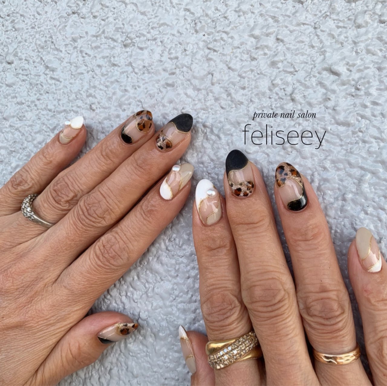 秋 冬 女子会 ハンド フレンチ Feliseey Misaのネイルデザイン No ネイルブック