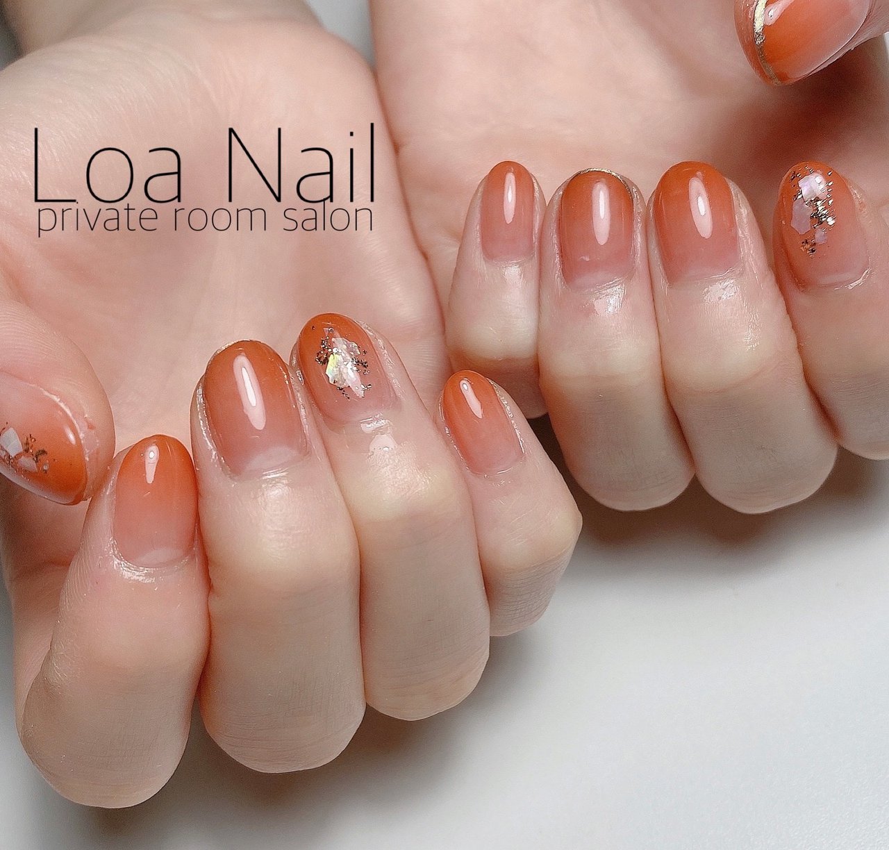 秋 冬 オールシーズン シンプル グラデーション Loa Nailのネイルデザイン No ネイルブック