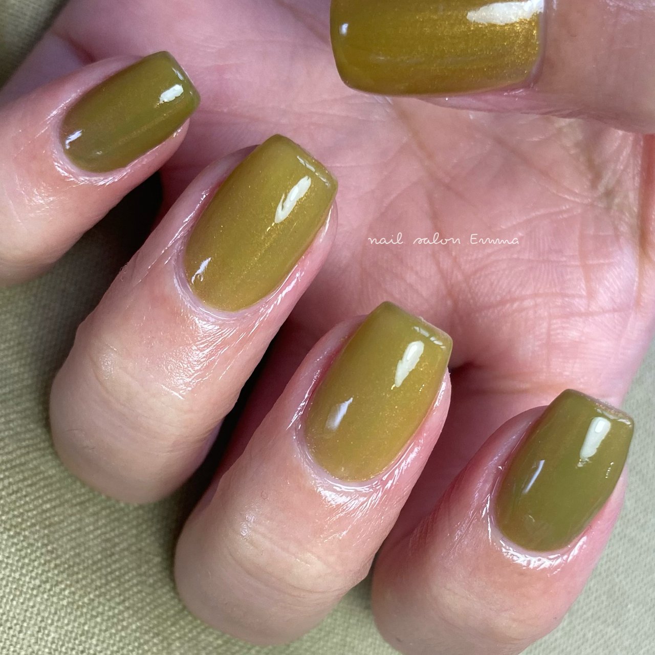 秋 冬 オールシーズン ハンド ワンカラー Nail Salon Emmaのネイルデザイン No ネイルブック