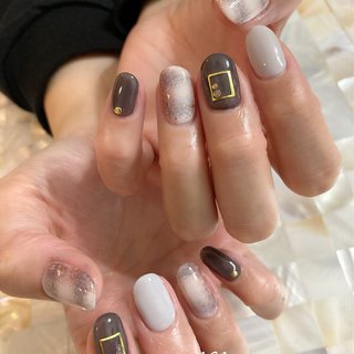 ブランケットネイルのネイルデザイン ネイルブック