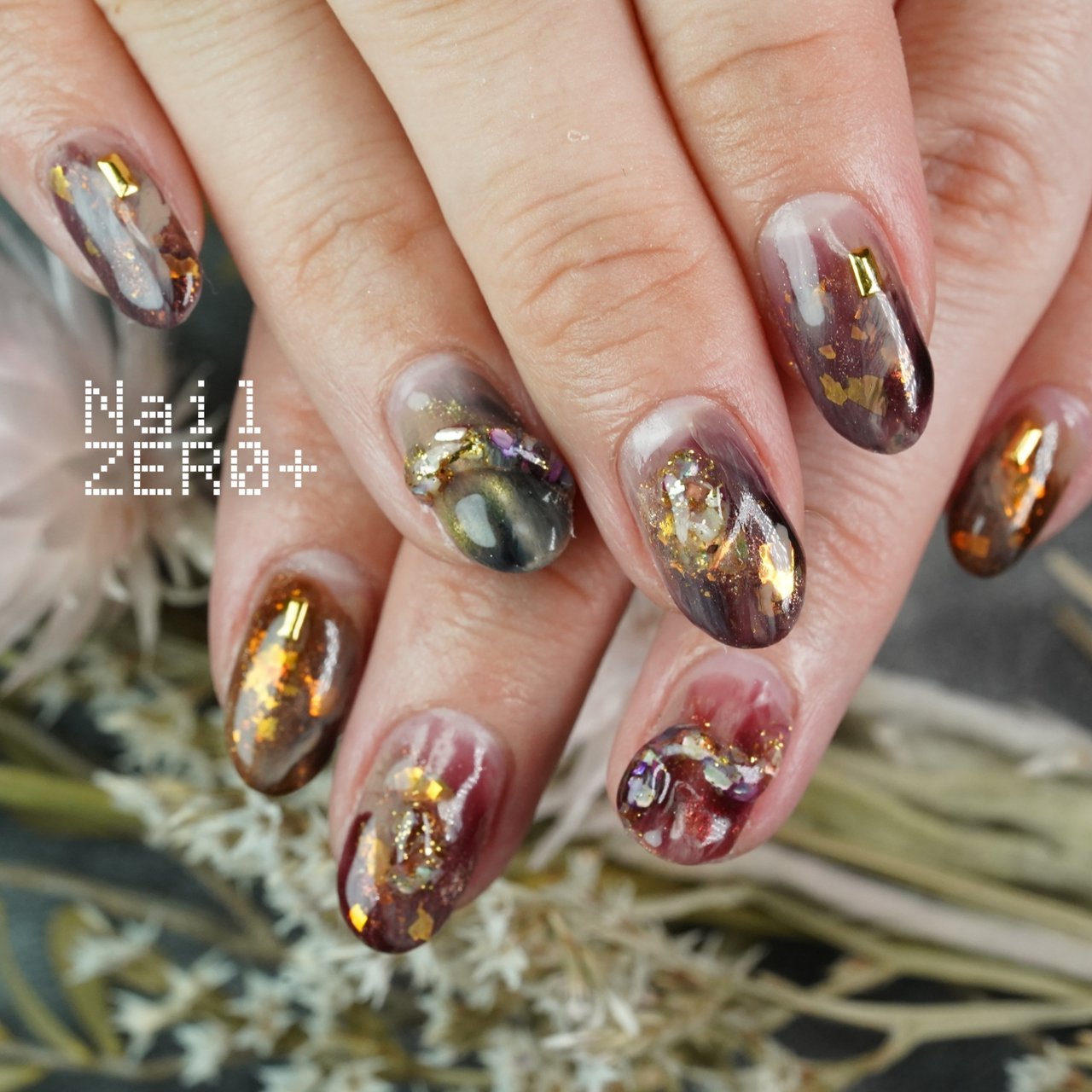 秋 冬 オフィス 女子会 ハンド 塩見隼人 池袋 ネイルゼロプラスのネイルデザイン No ネイルブック