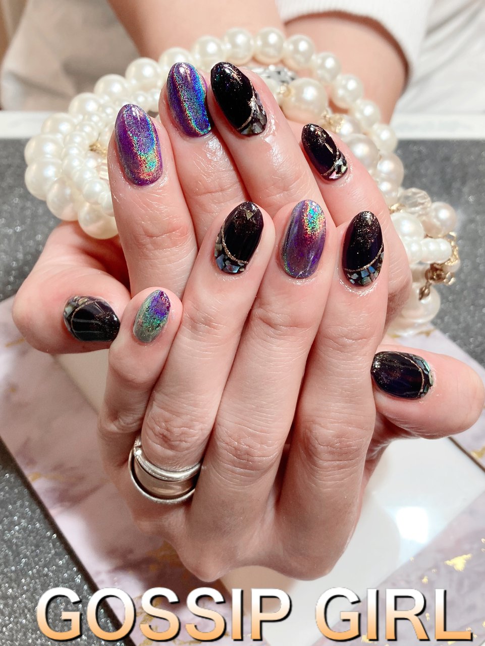 オールシーズン リゾート ライブ ハロウィン ハンド Gossip Girlのネイルデザイン No ネイルブック