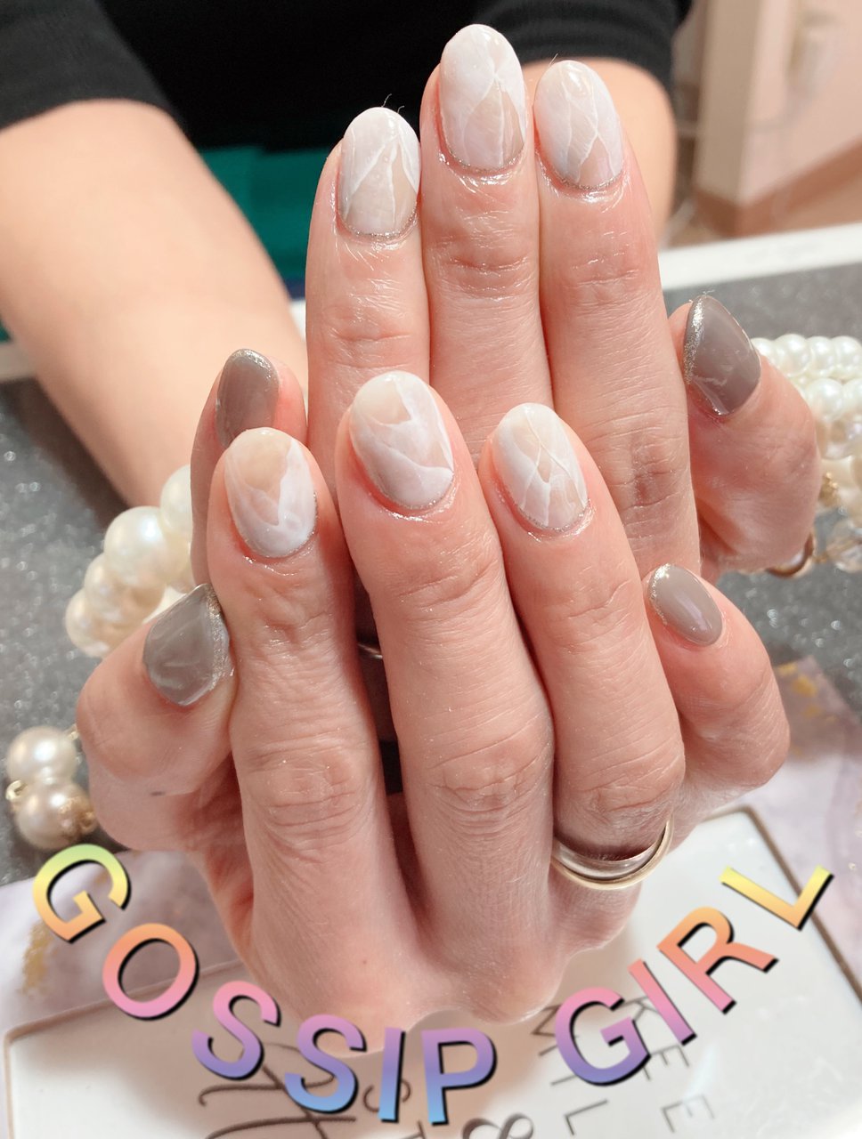 オールシーズン オフィス パーティー デート ハンド Gossip Girlのネイルデザイン No ネイルブック