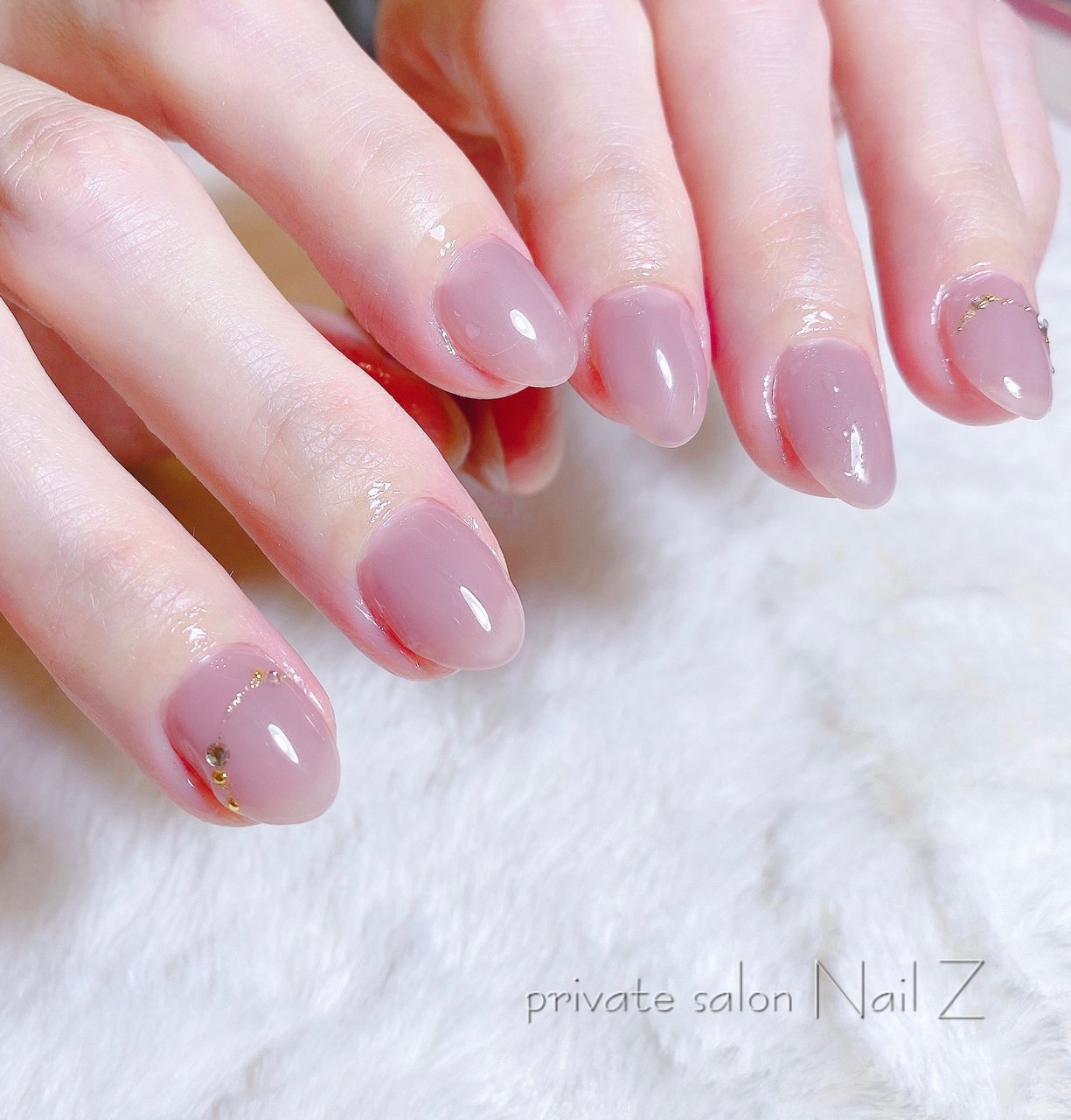 ハンド シンプル ミディアム ピンク ジェルネイル Nail Z ネイルジー のネイルデザイン No ネイルブック