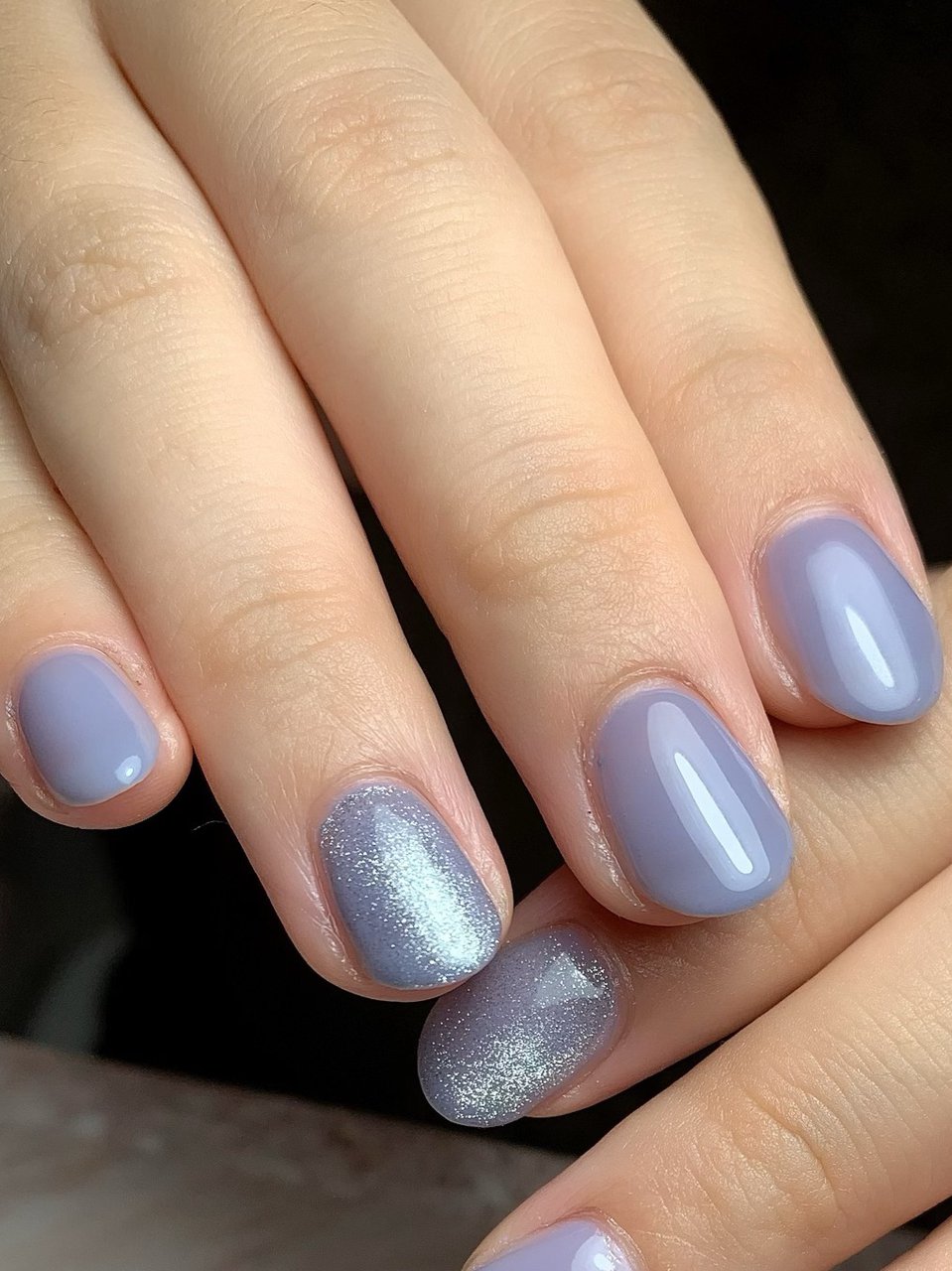 ハンド 水色 ブルー シルバー お客様 Bijou Nailのネイルデザイン No ネイルブック
