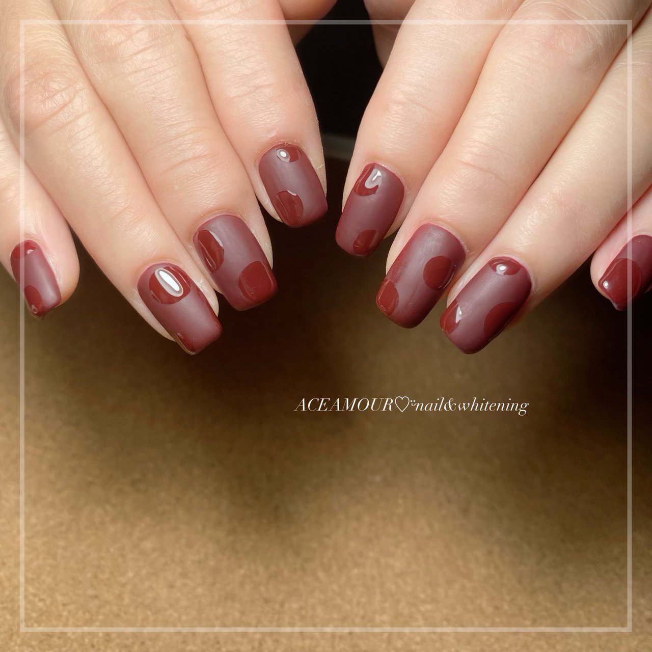 秋/冬/ハンド/シンプル/ドット - aceamour【エースアムール】のネイル  