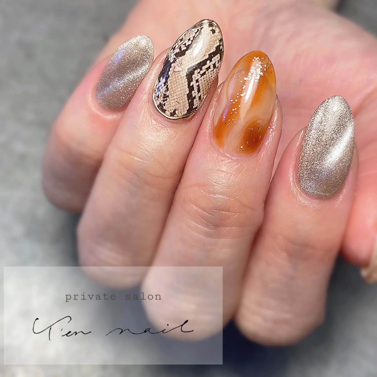 秋 冬 オールシーズン ハンド ワンカラー Private Salon T En Nail のネイルデザイン No ネイル ブック