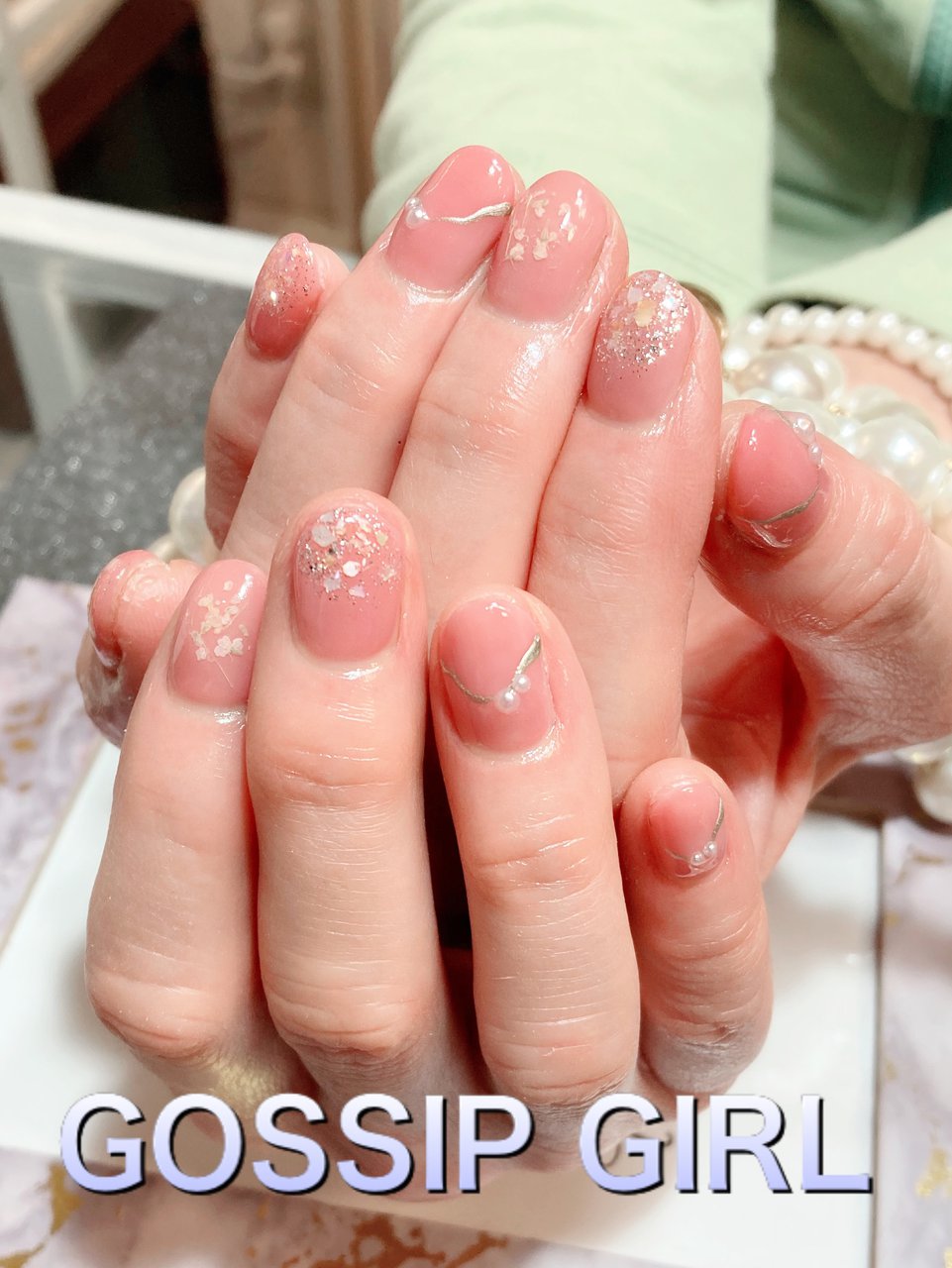 冬 オフィス パーティー デート ハンド Gossip Girlのネイルデザイン No ネイルブック