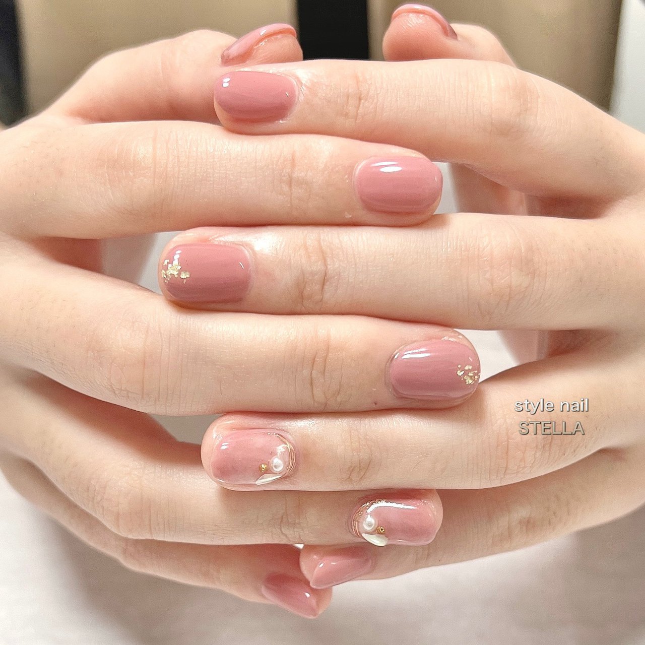 オールシーズン ブライダル ハンド シンプル ワンカラー Style Nail Stellaのネイルデザイン No ネイルブック