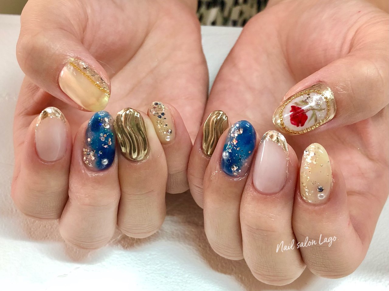 オールシーズン 成人式 ブライダル 女子会 ハンド Nailsalonlagoのネイルデザイン No ネイルブック