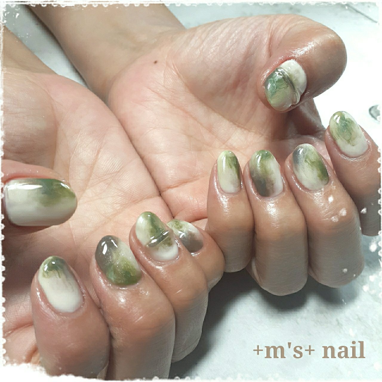 冬 オールシーズン デート ハンド ニュアンス M S Nailのネイルデザイン No ネイルブック