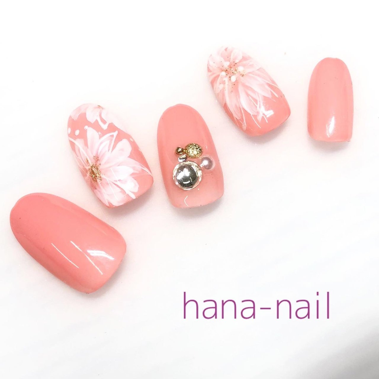 オールシーズン クリスマス ブライダル パーティー ハンド Private Nail Salon Hana Nail ハナネイルのネイル デザイン No ネイルブック