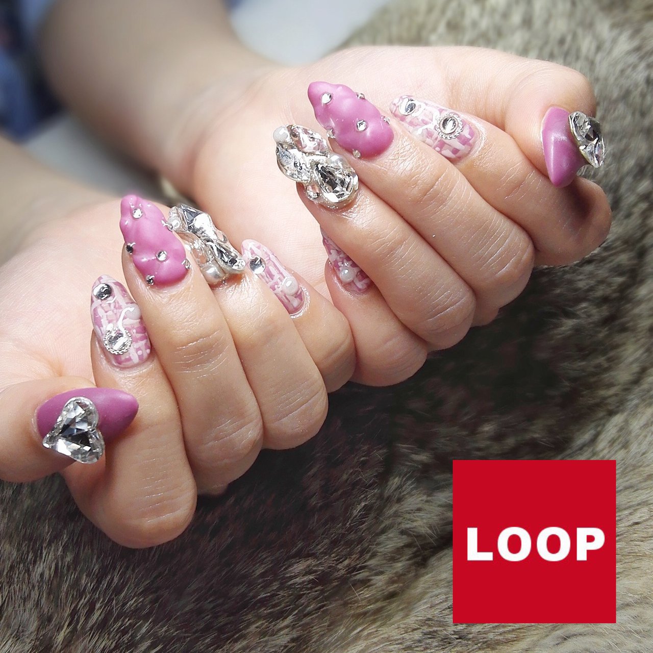 冬 バレンタイン パーティー 女子会 ハンド Loopのネイルデザイン No ネイルブック
