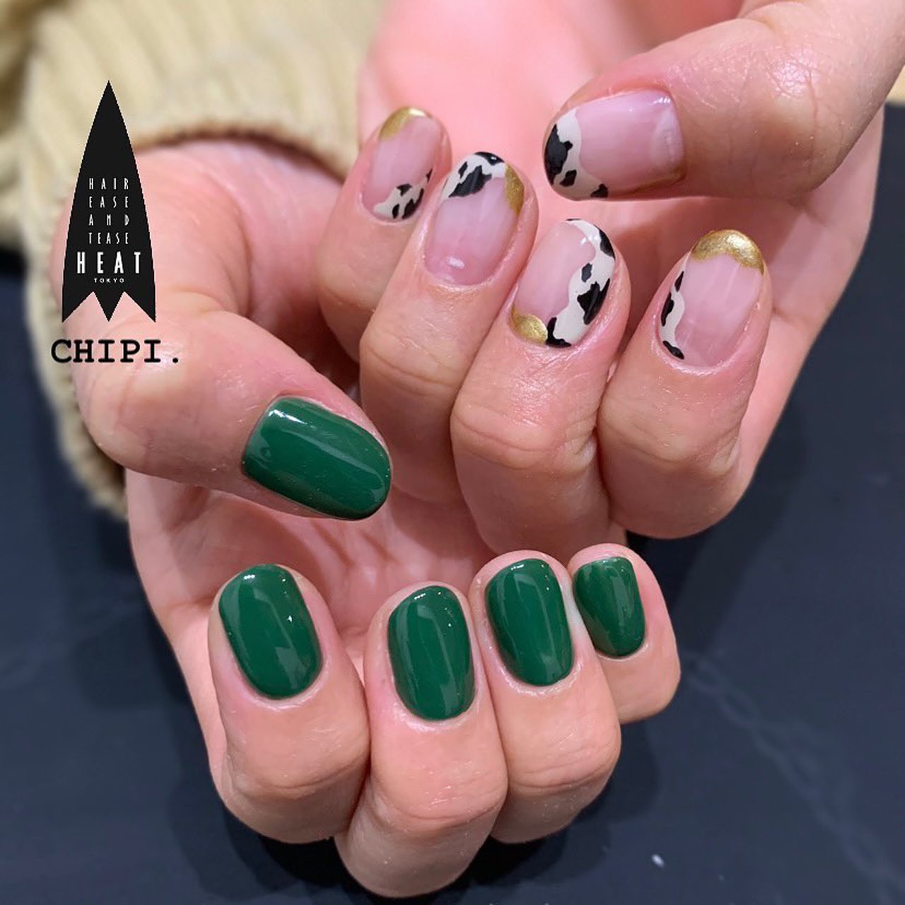 秋 冬 オールシーズン 女子会 ハンド Chihiro Instagram Htk Nail のネイルデザイン No ネイル ブック