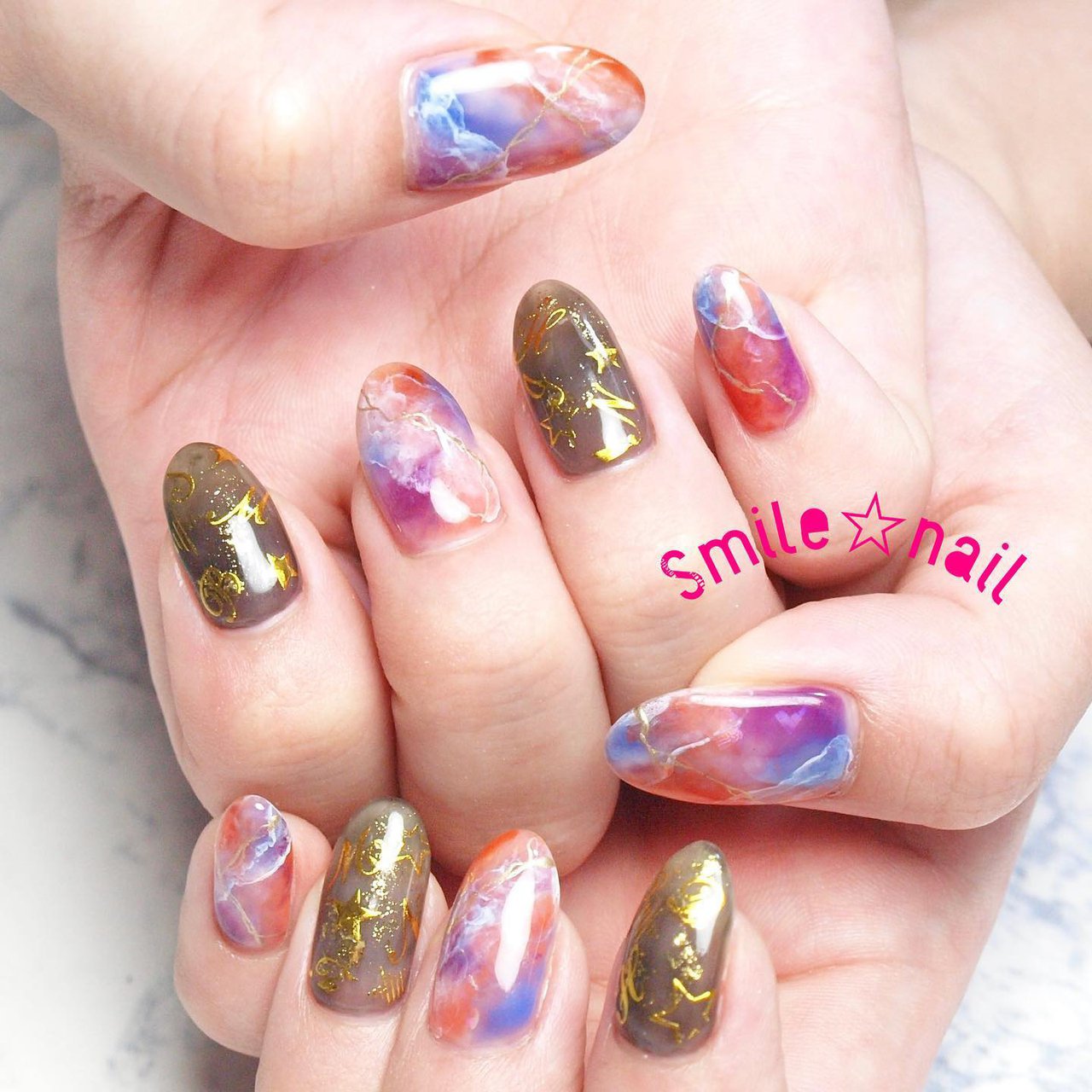 秋 ハロウィン デート 女子会 ハンド Smile Nailのネイルデザイン No ネイルブック