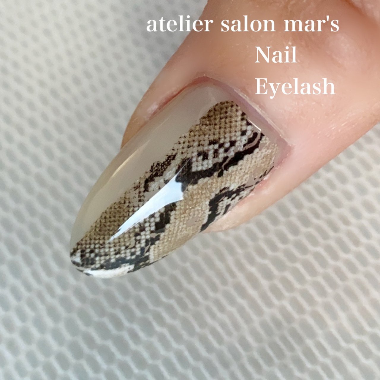 ワンカラー アニマル柄 ホイル Masayoのネイルデザイン No ネイルブック