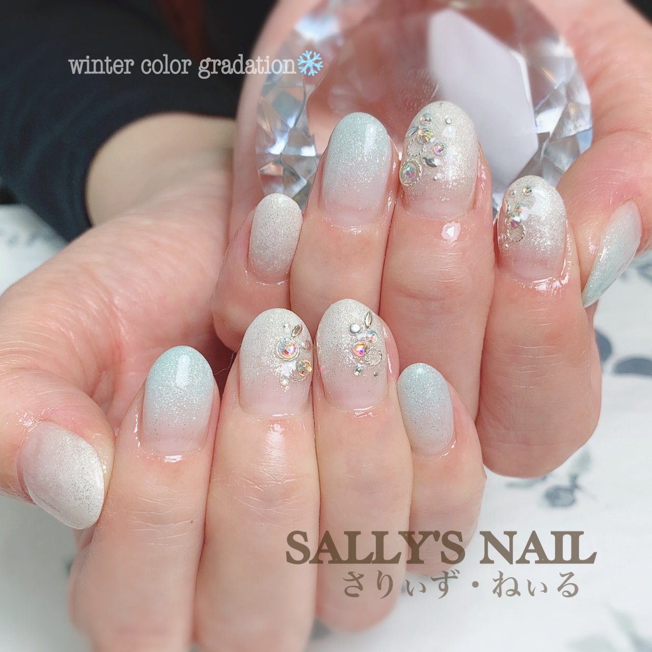 冬 デート 女子会 ハンド シンプル 岡崎市ネイルサロンsally S Nail さりぃず ねぃる リサのネイルデザイン No ネイルブック