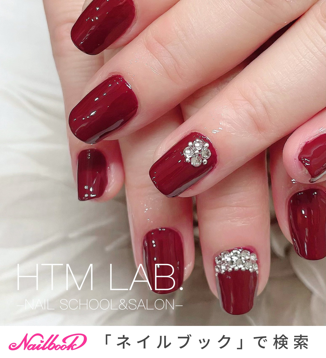レッド マニキュアのネイルデザイン ネイルブック