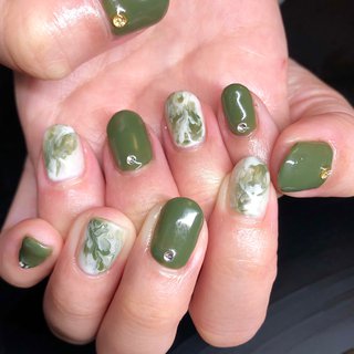 おすすめ順｜お客様/#抹茶⁡のネイルデザイン(2ページ目)｜ネイルブック 