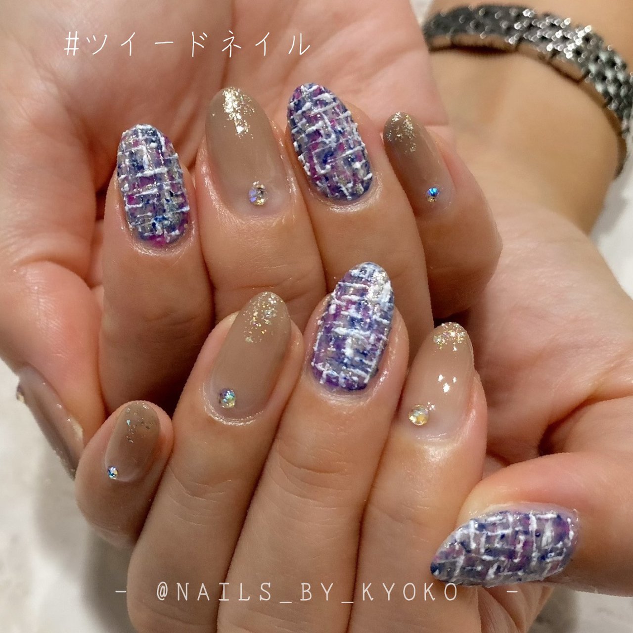 秋 冬 オールシーズン ハンド グラデーション Nails By Kyokoのネイルデザイン No ネイルブック