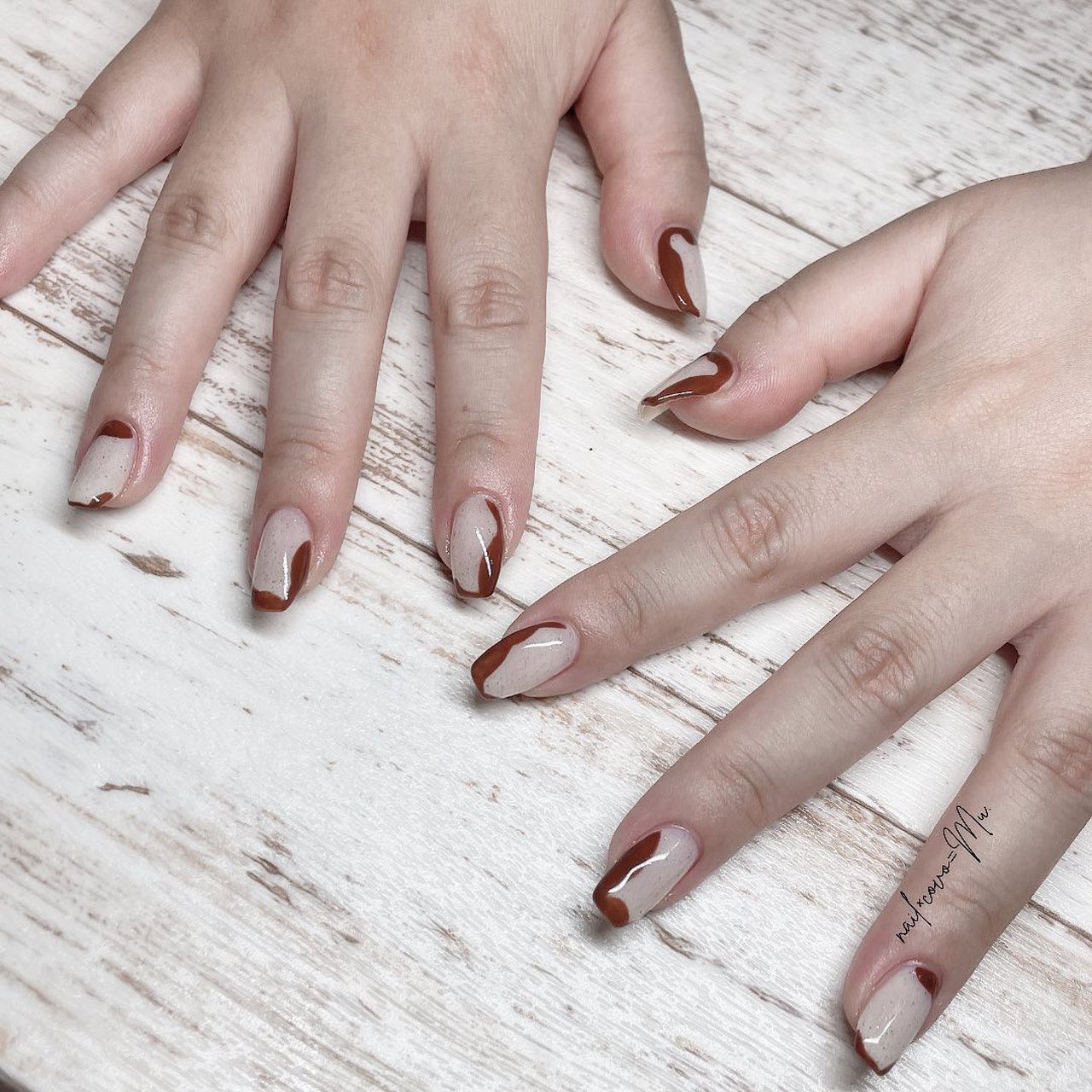 秋 冬 成人式 バレンタイン ハンド Nail Covo Mu のネイルデザイン No ネイルブック