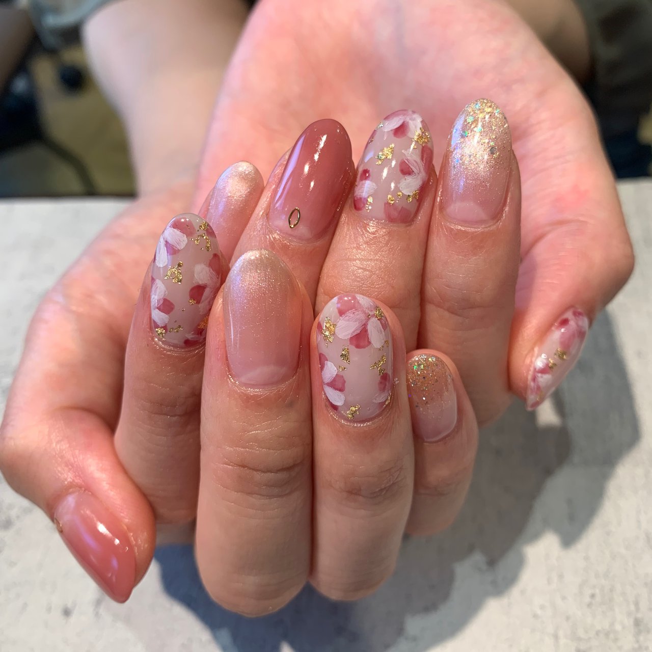 春 秋 オールシーズン デート ハンド Ayamiのネイルデザイン No ネイルブック