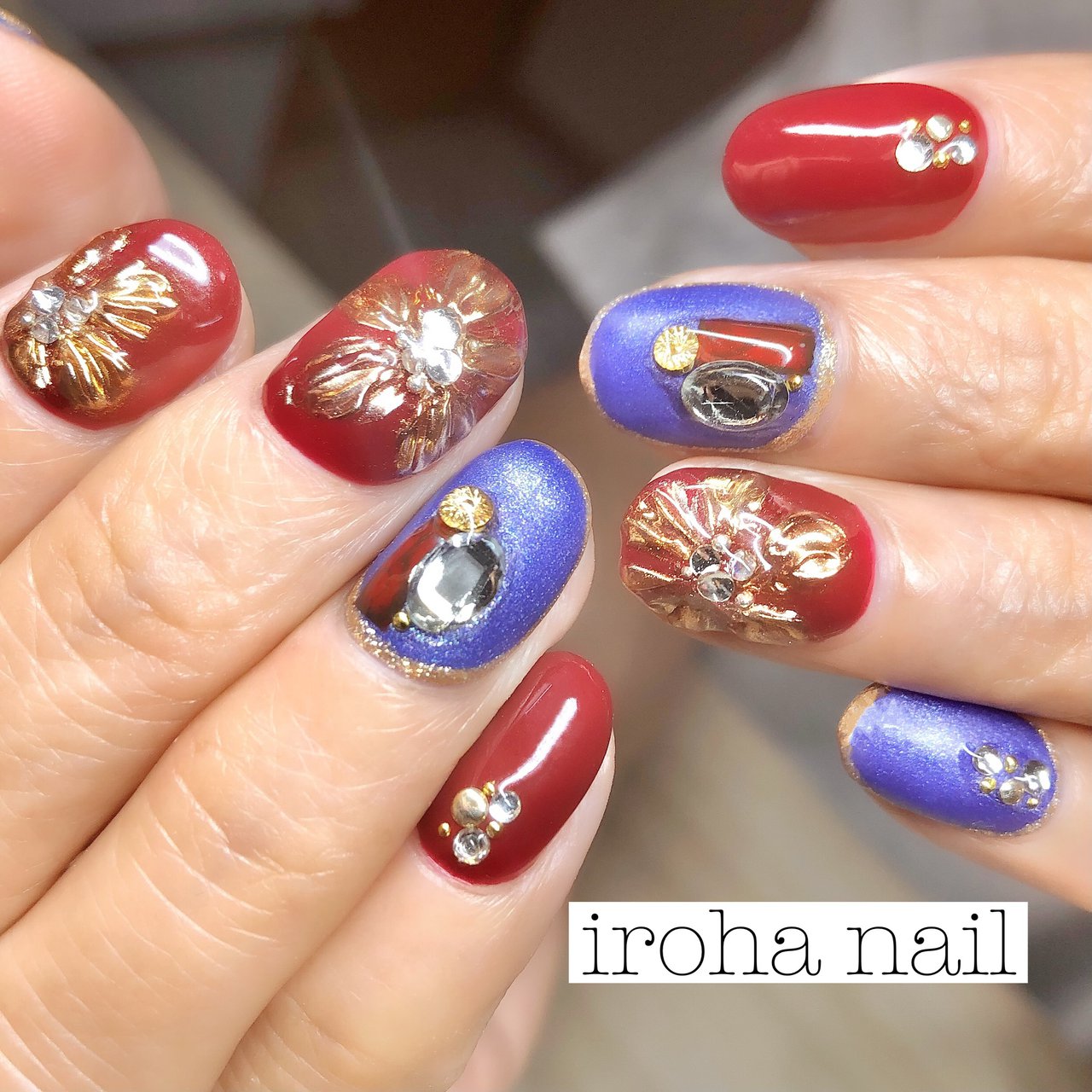 秋 冬 パーティー 女子会 ハンド Iroha Nail Neのネイルデザイン No ネイルブック