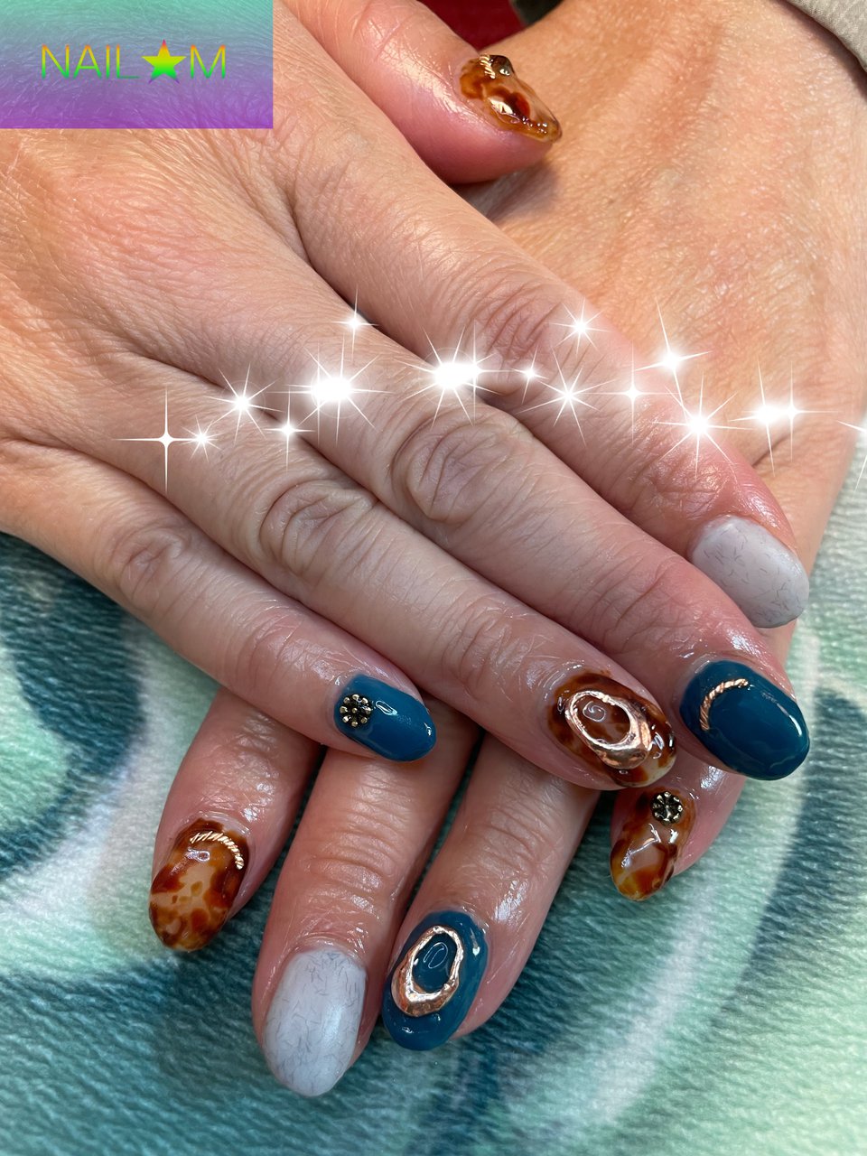 秋 冬 オフィス 女子会 ハンド Nail Mのネイルデザイン No ネイルブック