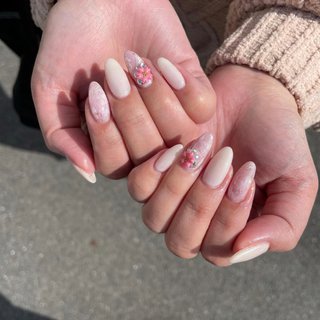 21年 新着順 桜ネイルのネイルデザイン ネイルブック