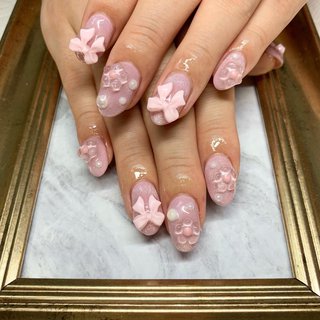 リボンパーツのネイルデザイン ネイルブック