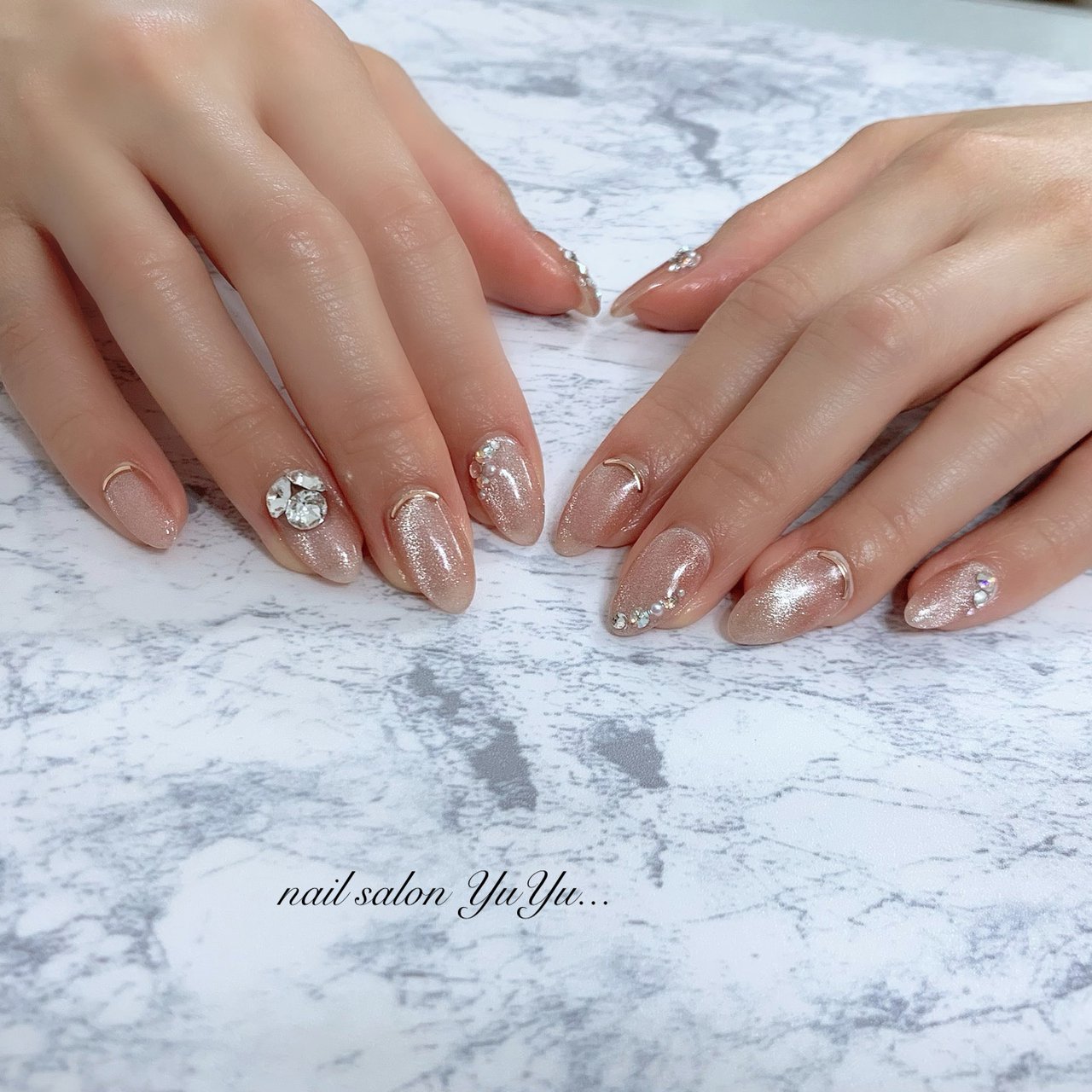 秋 冬 パーティー デート ハンド Nail Salon Yuyuのネイルデザイン No ネイルブック