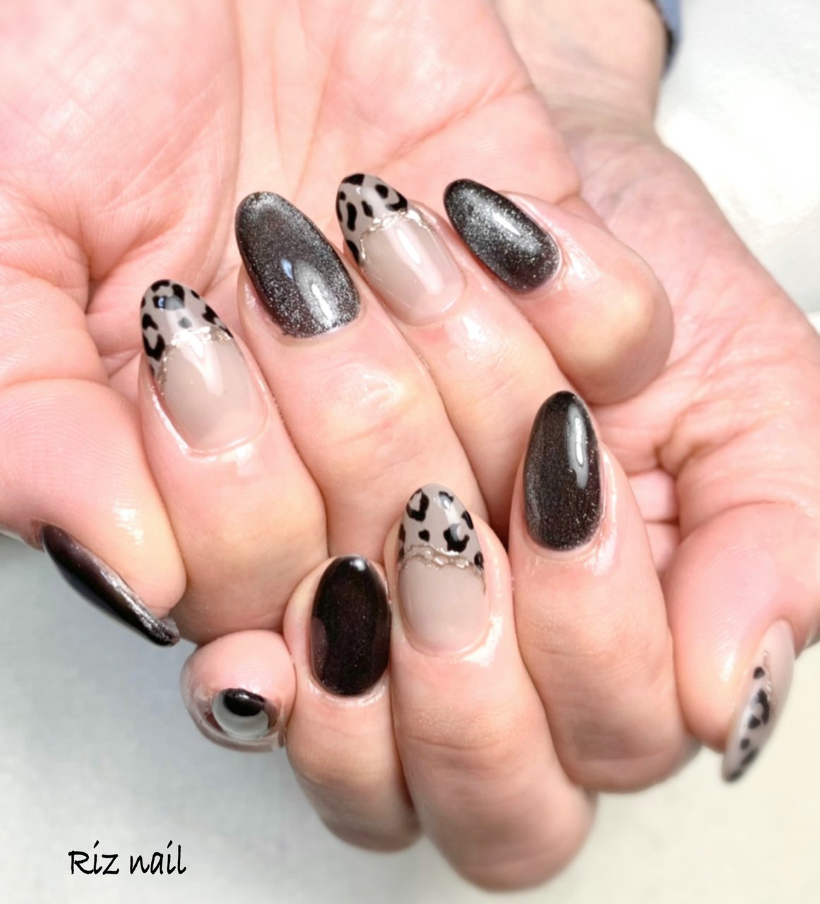 秋/冬/ハンド/フレンチ/グラデーション - Riz nailのネイルデザイン[No 